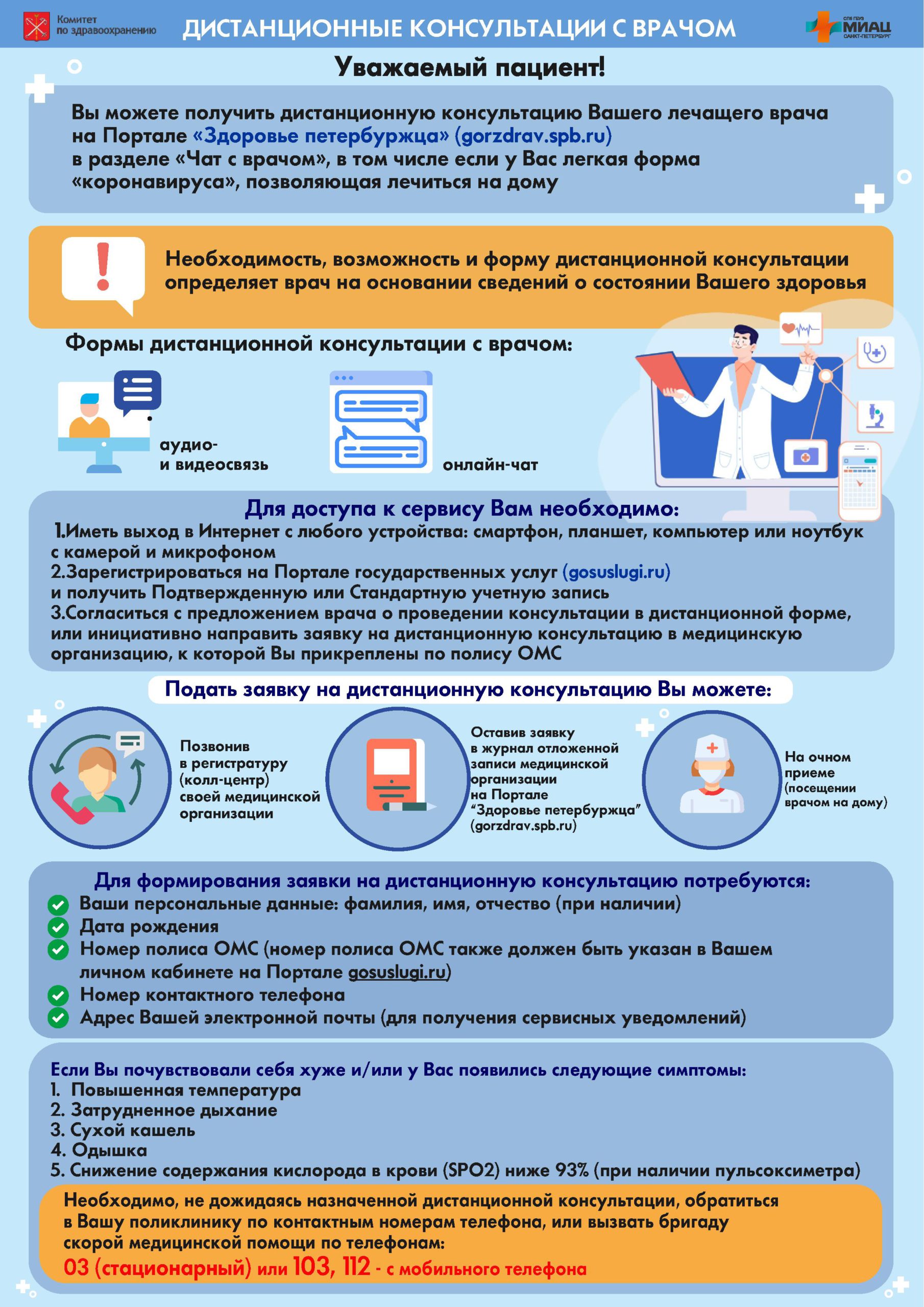 Телемедицина – СПб ГБУЗ Городская поликлиника № 96 Калининский район, пр.  Просвещения, дом 53, корпус 2